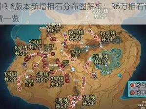 原神3.6版本新增相石分布图解析：36万相石详细位置一览