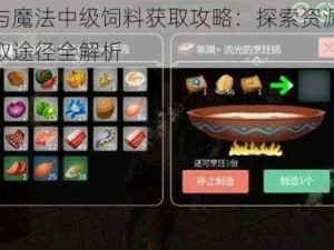 创造与魔法中级饲料获取攻略：探索资源，掌握获取途径全解析