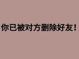 揭秘失去吃鸡好友的背后：如何察觉并应对好友被删除的情况