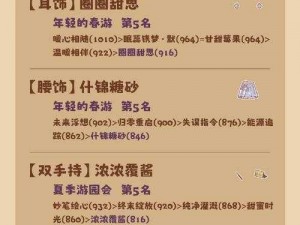 甜甜萌物语330话极致得分攻略：策略搭配指南助你轻松登顶高分之巅