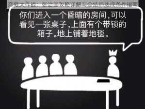 恋爱大作战：张治国攻略详解与全结局达成条件指南