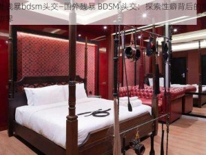 国外残暴bdsm头交—国外残暴 BDSM 头交：探索性癖背后的危险与边界