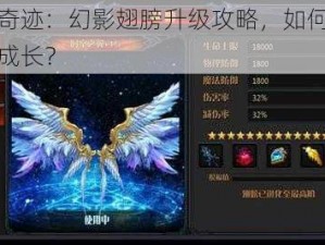 全民奇迹：幻影翅膀升级攻略，如何快速飞跃成长？