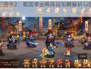 少年三国志2：蜀国单金将阵容策略解析与玩法指南