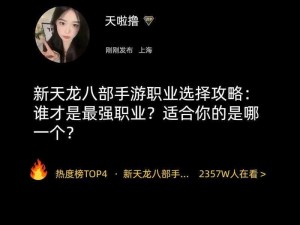 《天龙八部职业大比拼，谁是最强职业？》