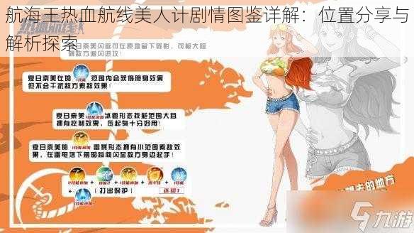 航海王热血航线美人计剧情图鉴详解：位置分享与解析探索