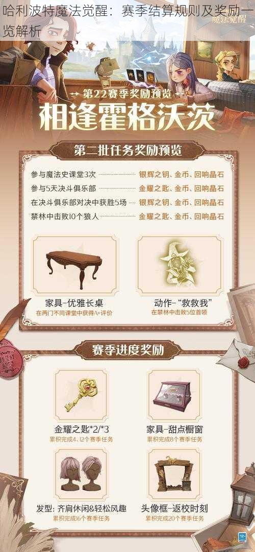 哈利波特魔法觉醒：赛季结算规则及奖励一览解析