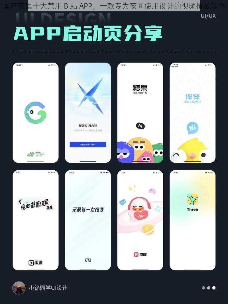 国产夜里十大禁用 B 站 APP，一款专为夜间使用设计的视频播放软件