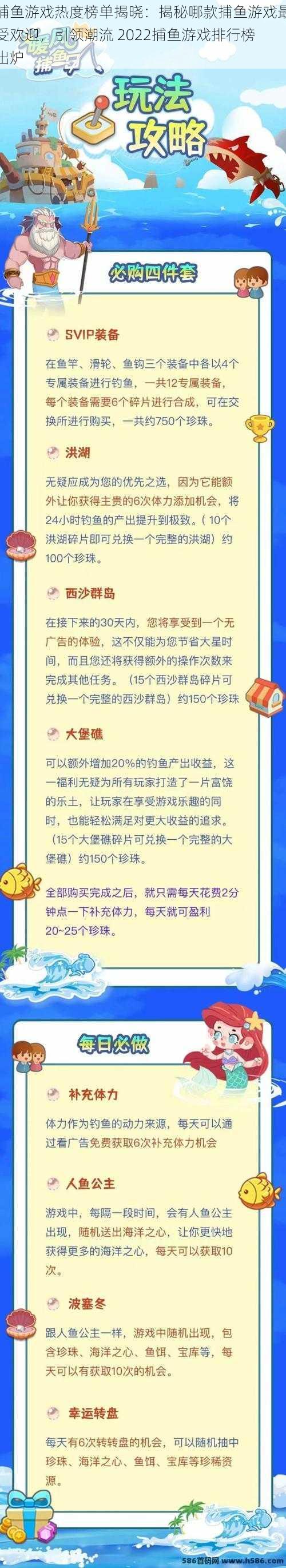 捕鱼游戏热度榜单揭晓：揭秘哪款捕鱼游戏最受欢迎，引领潮流 2022捕鱼游戏排行榜出炉