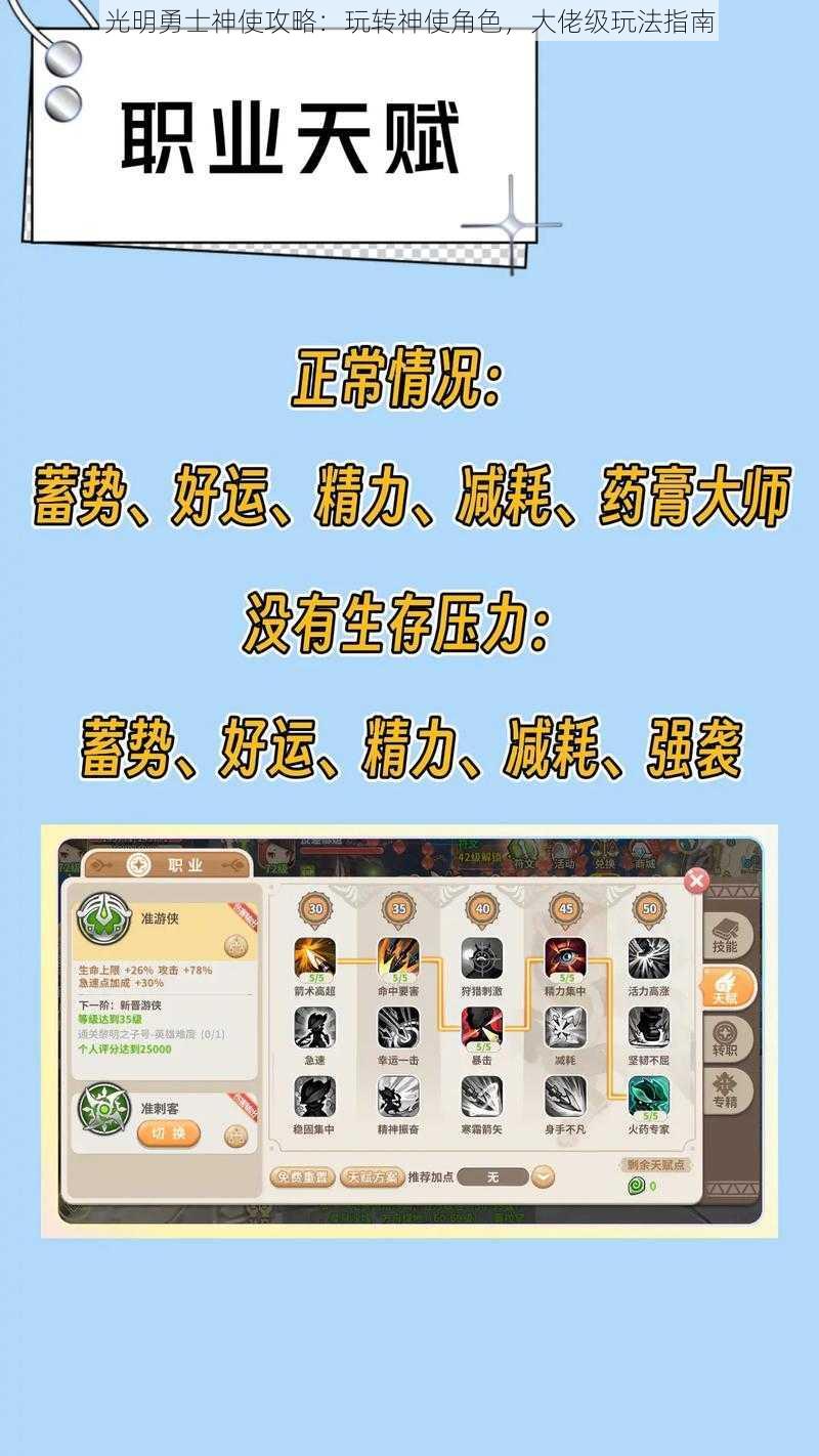 光明勇士神使攻略：玩转神使角色，大佬级玩法指南