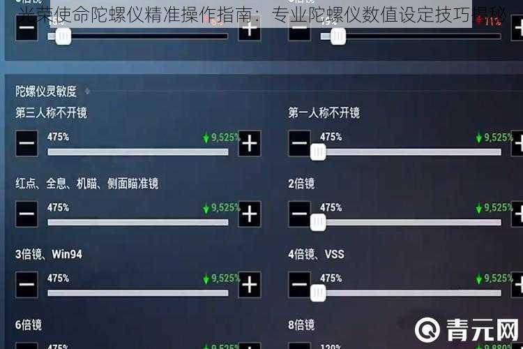 光荣使命陀螺仪精准操作指南：专业陀螺仪数值设定技巧揭秘