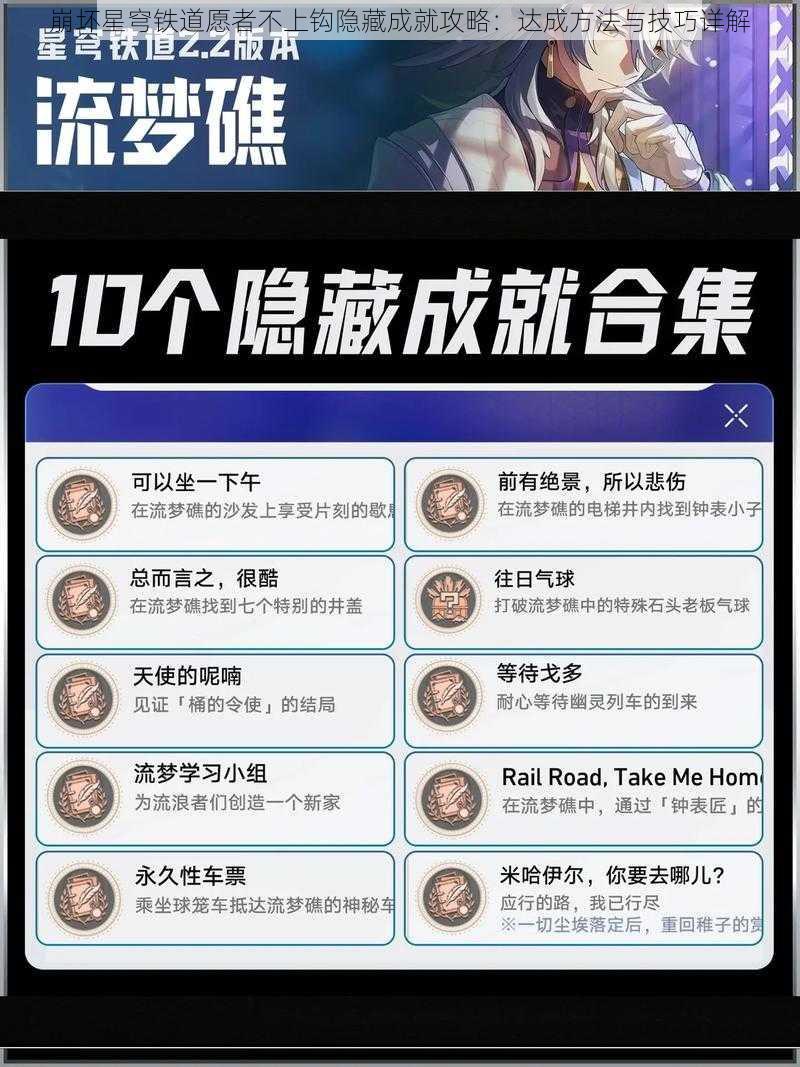 崩坏星穹铁道愿者不上钩隐藏成就攻略：达成方法与技巧详解