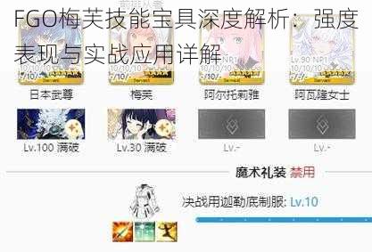 FGO梅芙技能宝具深度解析：强度表现与实战应用详解