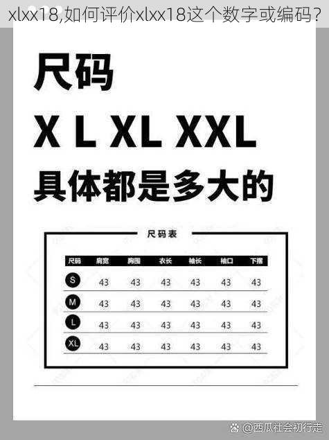 xlxx18,如何评价xlxx18这个数字或编码？