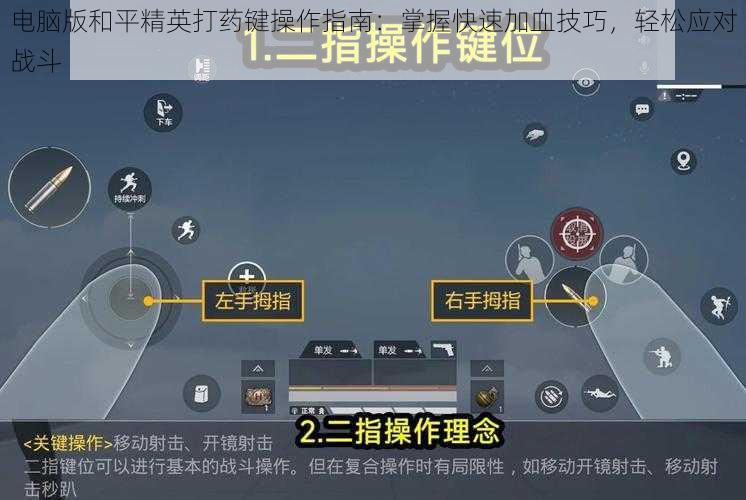 电脑版和平精英打药键操作指南：掌握快速加血技巧，轻松应对战斗