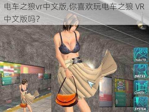 电车之狼vr中文版,你喜欢玩电车之狼 VR 中文版吗？