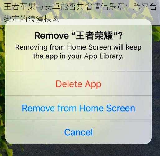 王者苹果与安卓能否共谱情侣乐章：跨平台绑定的浪漫探索