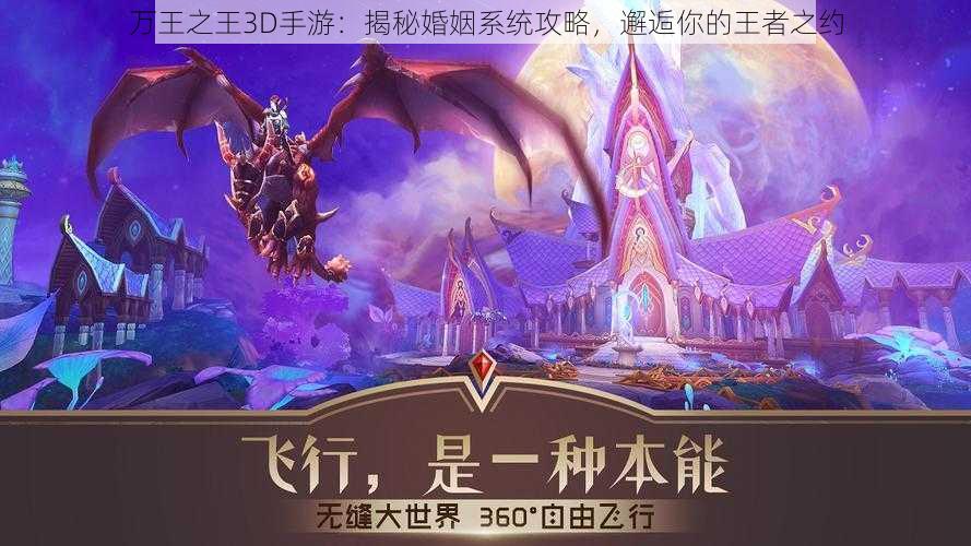 万王之王3D手游：揭秘婚姻系统攻略，邂逅你的王者之约